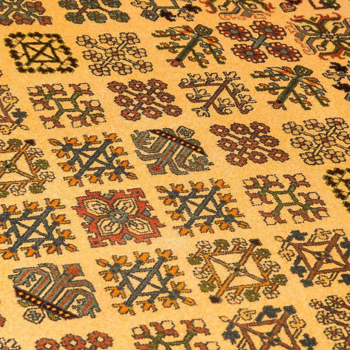 Turkaman tapijt - 157 x 100 cm - goud