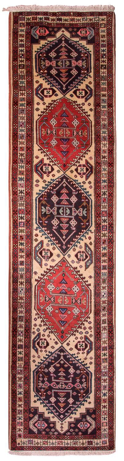Loper Perzisch Tapijt - Nomadisch - 296 x 75 cm - beige