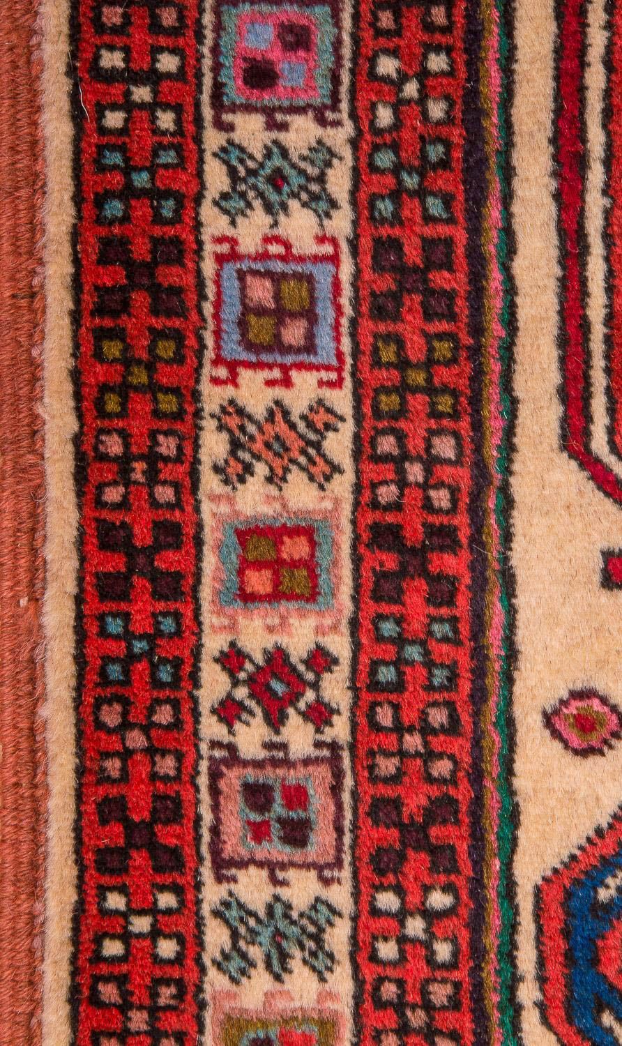 Loper Perzisch Tapijt - Nomadisch - 296 x 75 cm - beige