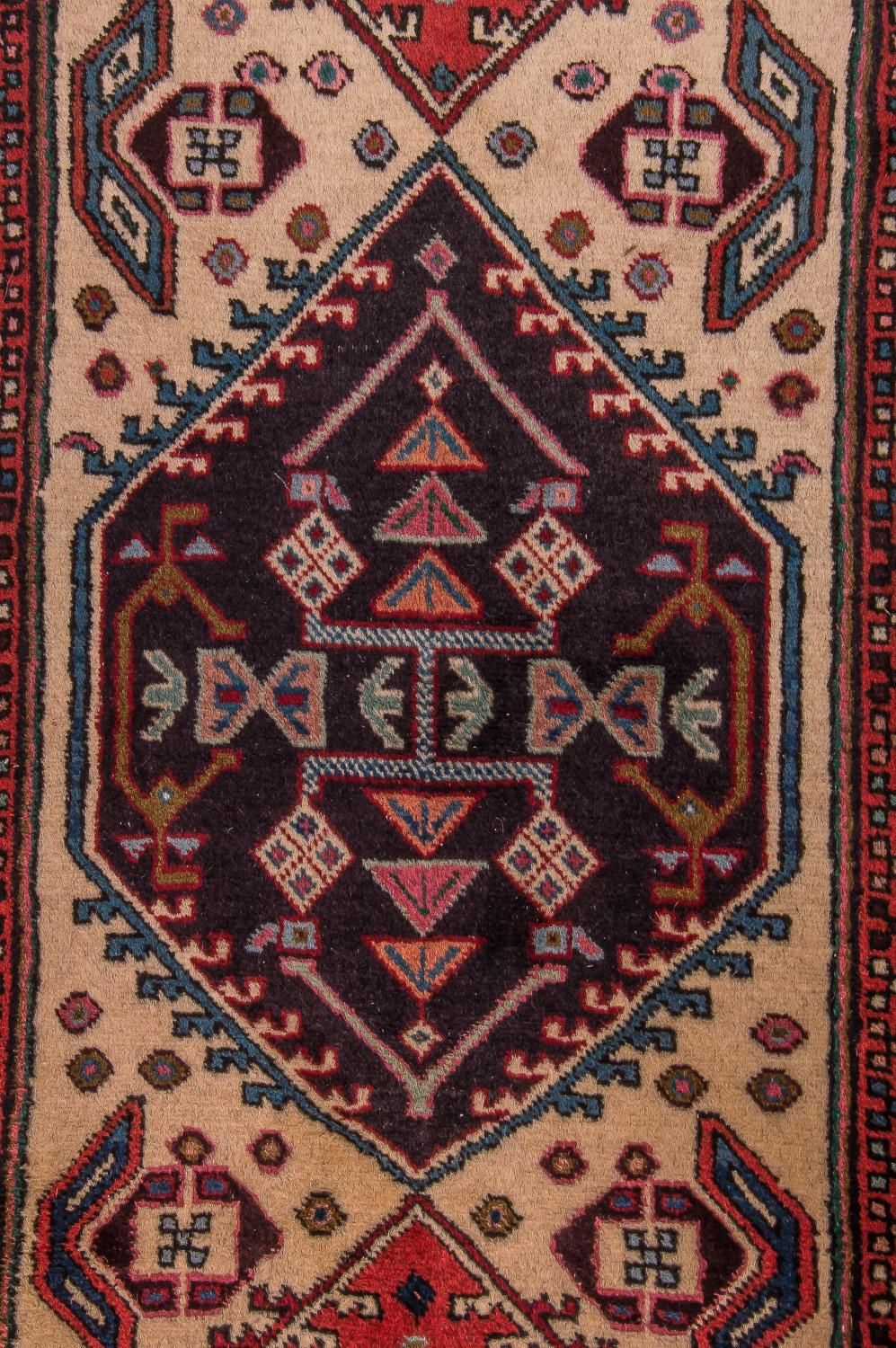 Loper Perzisch Tapijt - Nomadisch - 296 x 75 cm - beige