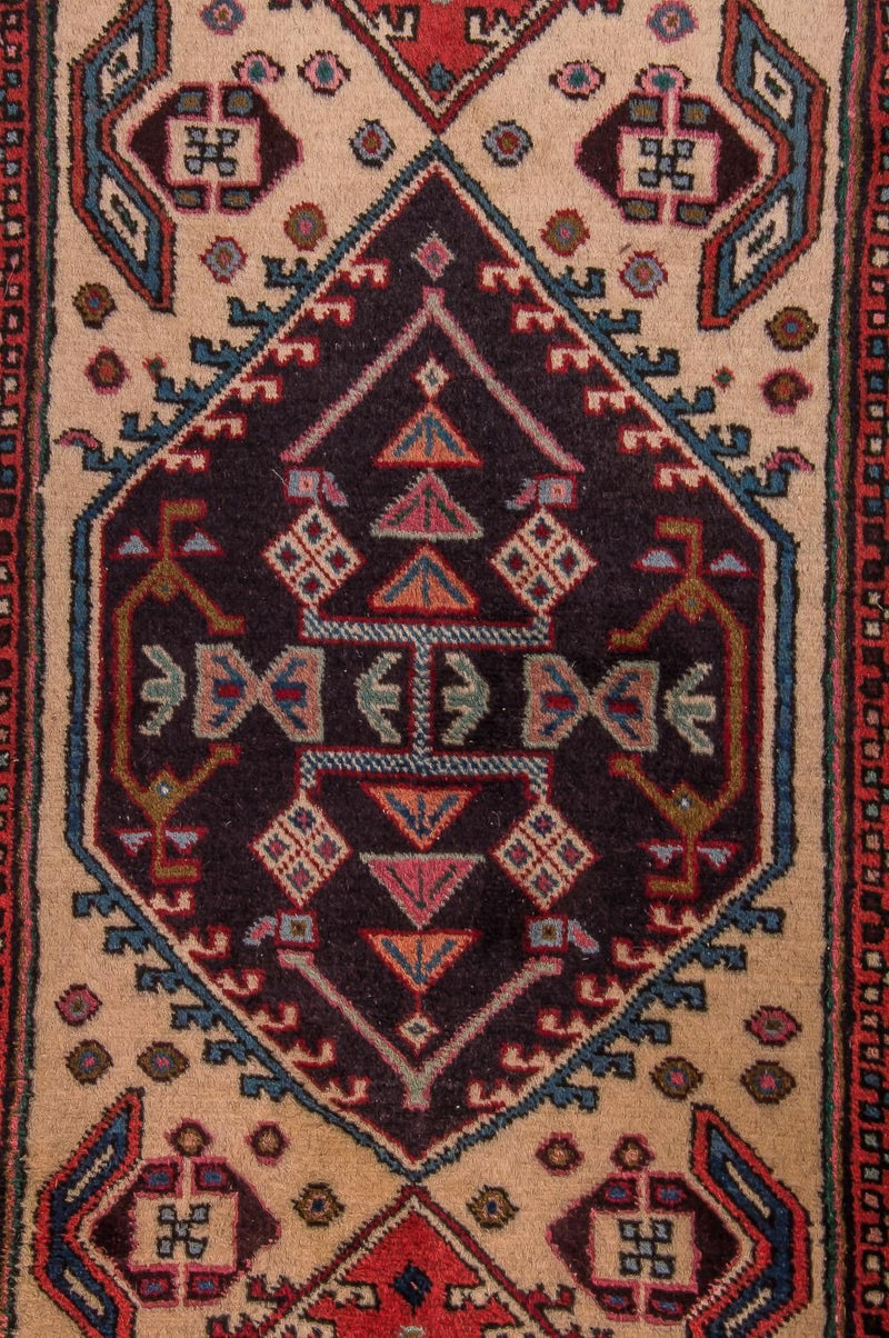 Loper Perzisch Tapijt - Nomadisch - 296 x 75 cm - beige