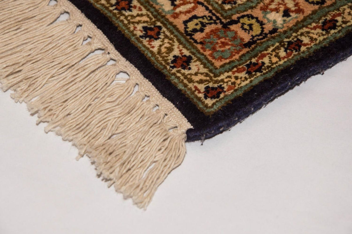 Zijden tapijt - Kashmir Silk - 285 x 183 cm - donkerblauw