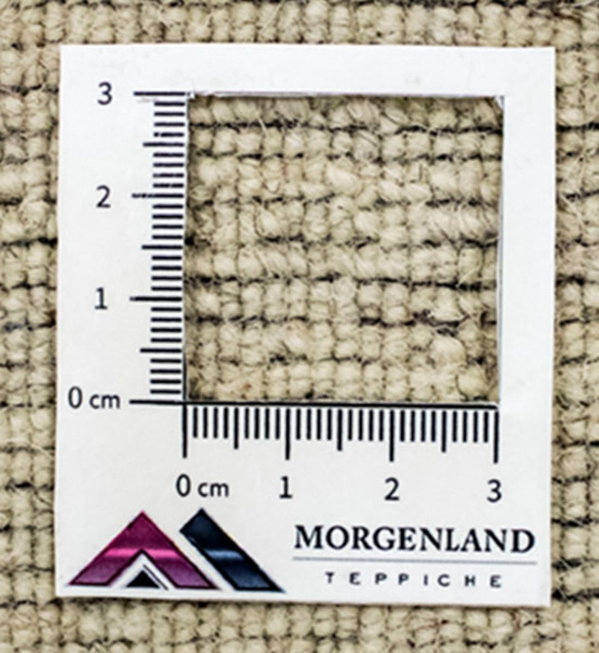 Wollen tapijt - 120 x 68 cm - beige