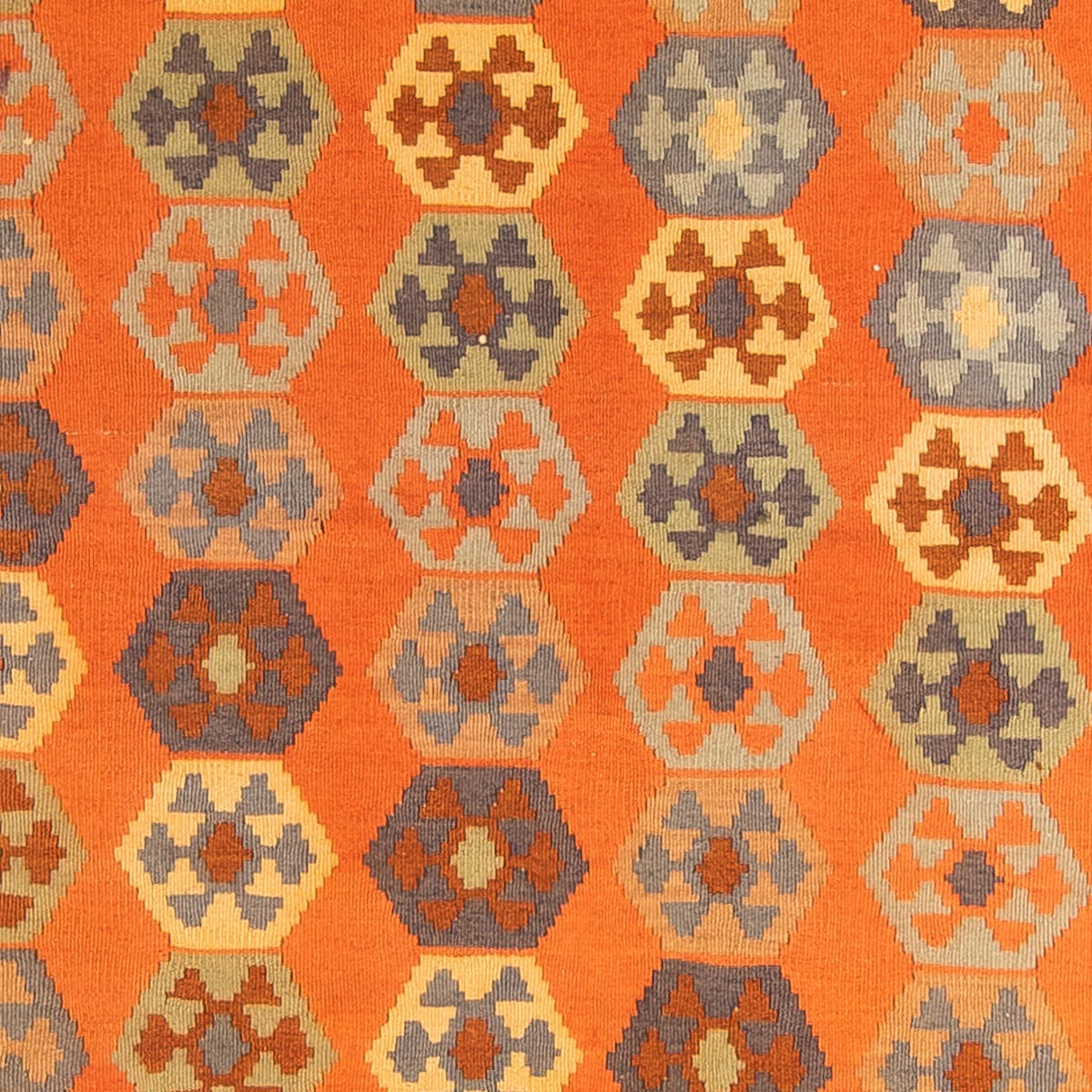 Loper Kelim tapijt - Oud - 290 x 140 cm - veelkleurig