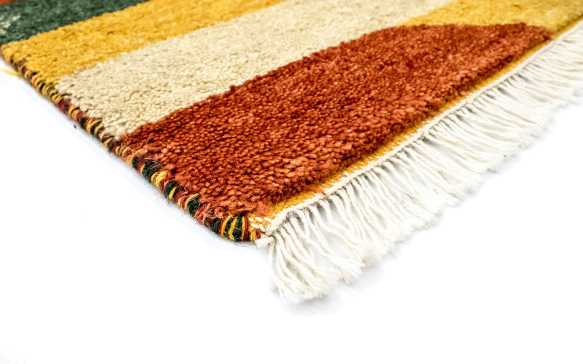 Gabbeh tapijt - Indus - 90 x 60 cm - gekleurd