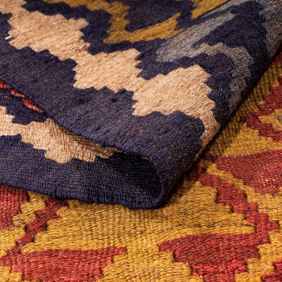 Loper Kelim tapijt - Oud - 230 x 110 cm - veelkleurig