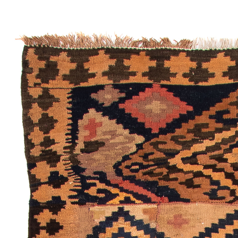 Loper Kelim tapijt - Oud - 330 x 145 cm - veelkleurig