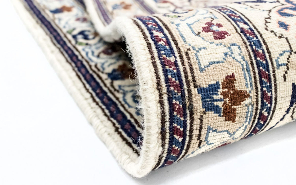 Perzisch tapijt - Nain - Koninklijk - 291 x 199 cm - blauw