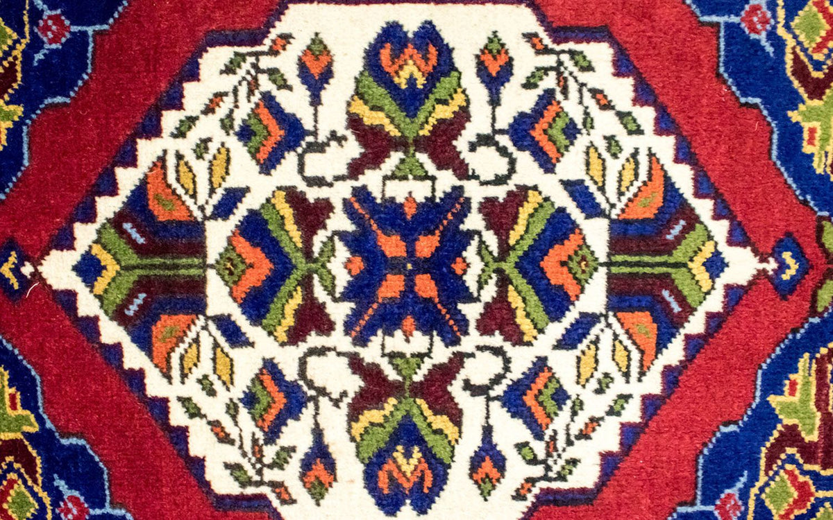 Oosters Tapijt - 97 x 56 cm - blauw