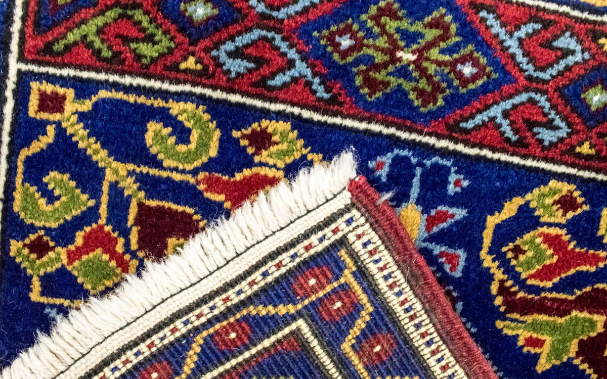 Oosters Tapijt - 97 x 56 cm - blauw