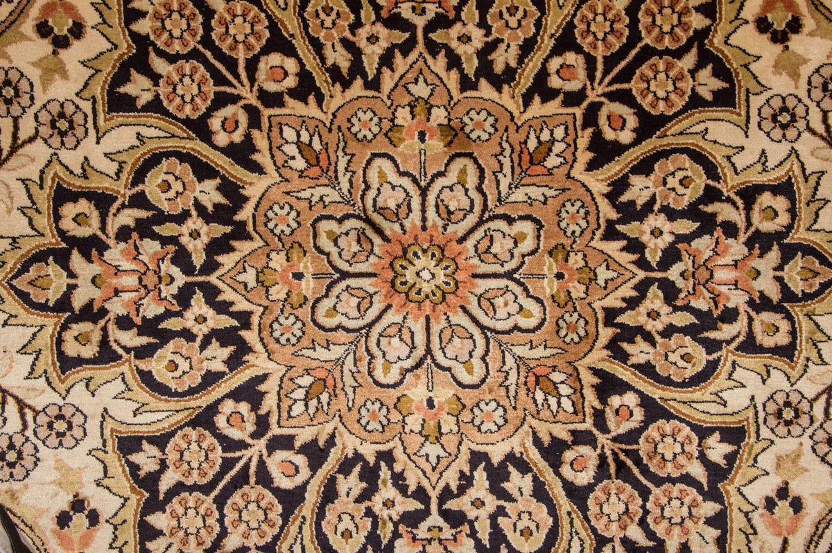 Zijden tapijt - Kashmir Silk - 342 x 234 cm - beige