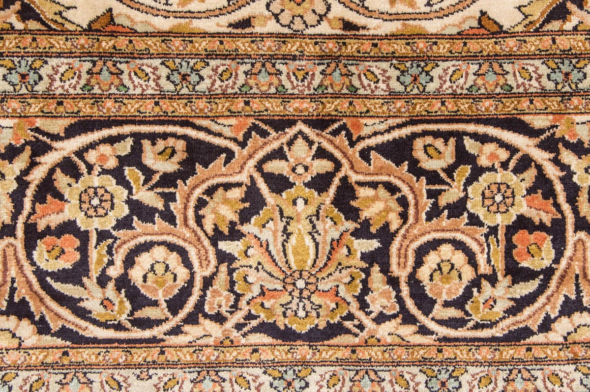 Zijden tapijt - Kashmir Silk - 342 x 234 cm - beige