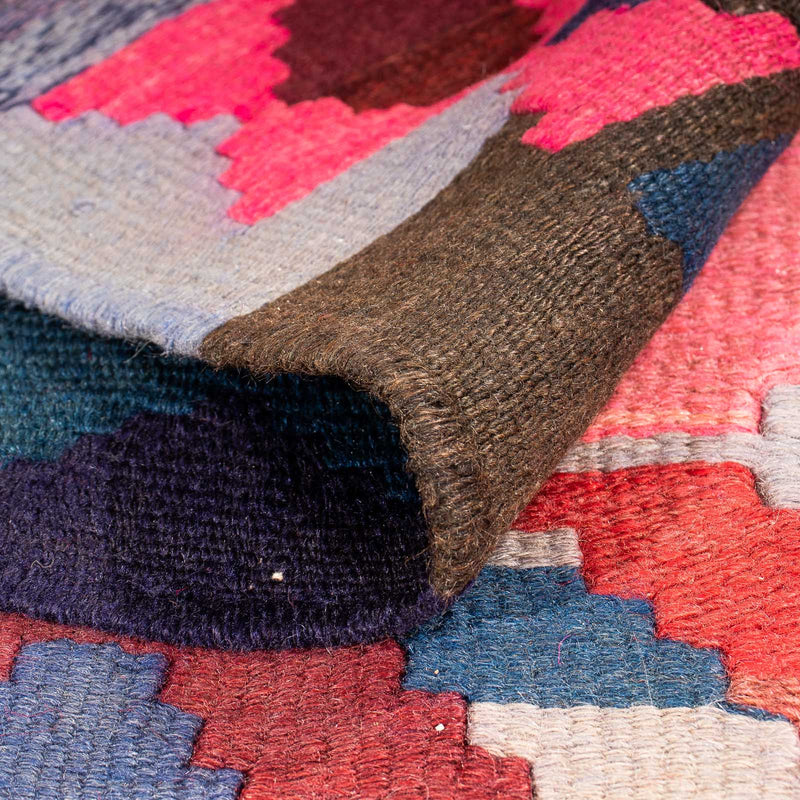 Loper Kelim tapijt - Oud - 300 x 150 cm - veelkleurig