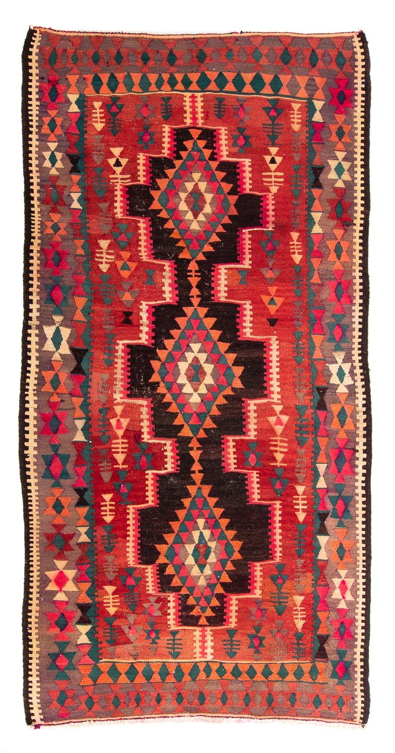 Kelim tapijt - Oud - 290 x 150 cm - veelkleurig