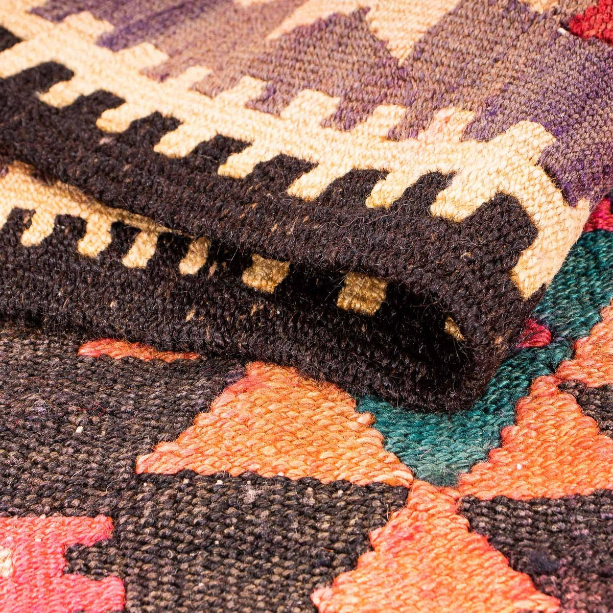 Kelim tapijt - Oud - 290 x 150 cm - veelkleurig