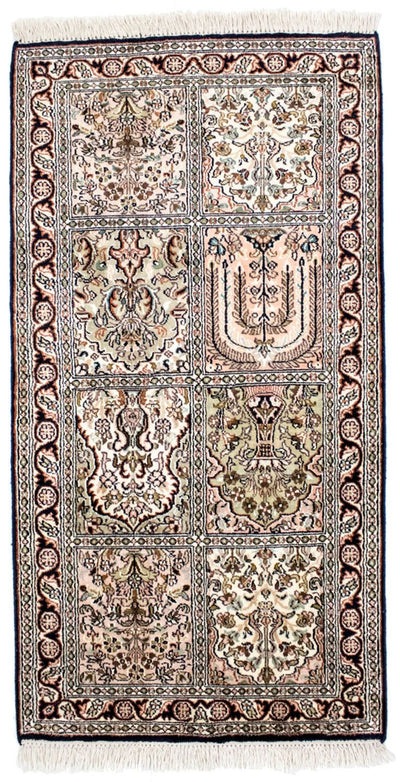 Kasjmir zijde Tapijt 65x124cm - Oosters Tapijt