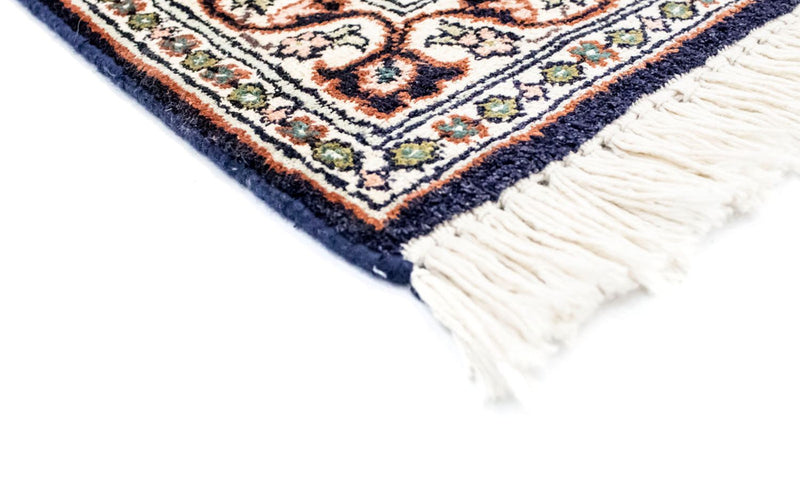 Zijden tapijt - Kashmir Silk - 124 x 65 cm - veelkleurig