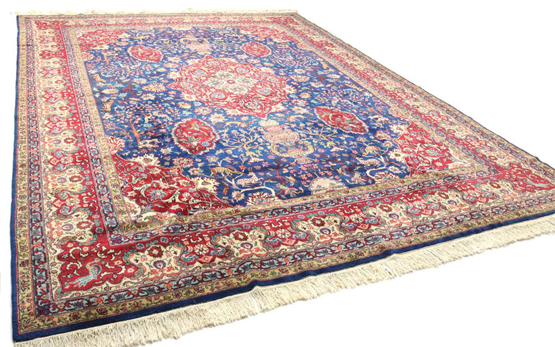 Perzisch tapijt - Tabriz - 457 x 344 cm - blauw