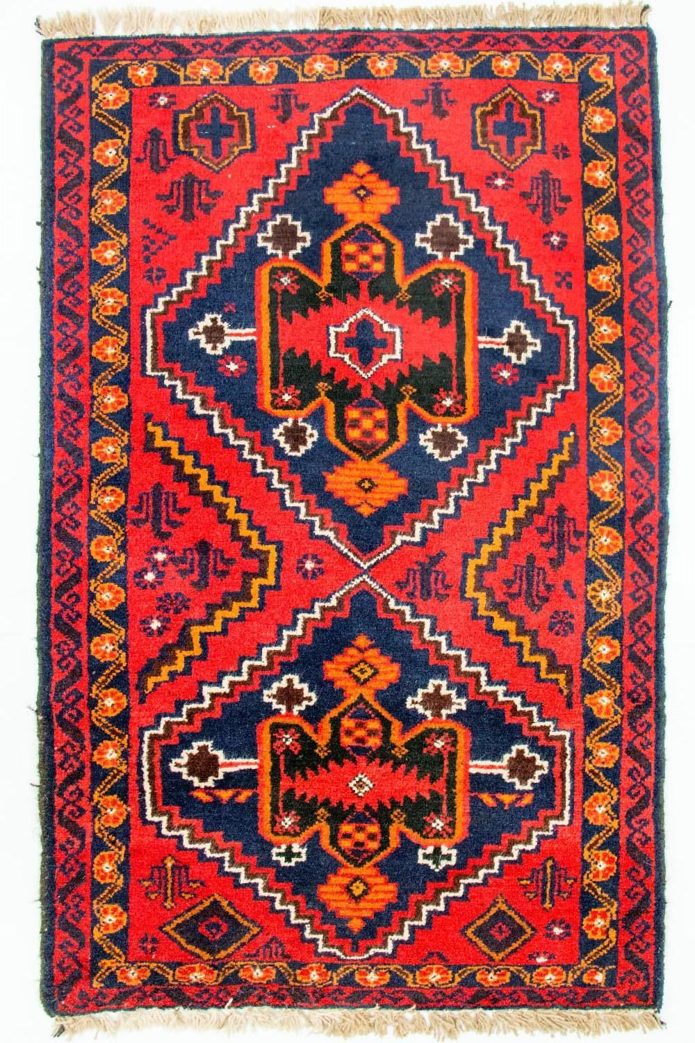 Baluch tapijt - 125 x 72 cm - rood