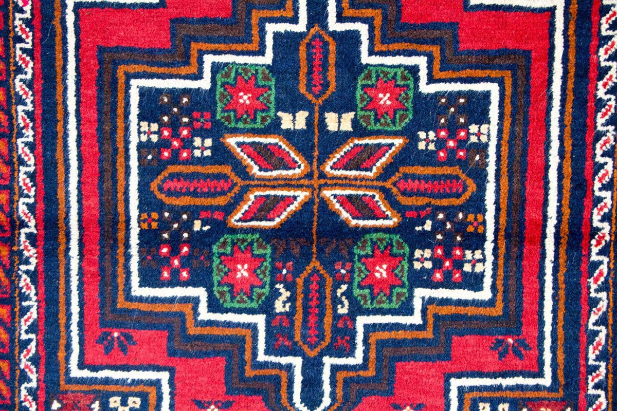 Baluch tapijt - 126 x 73 cm - rood