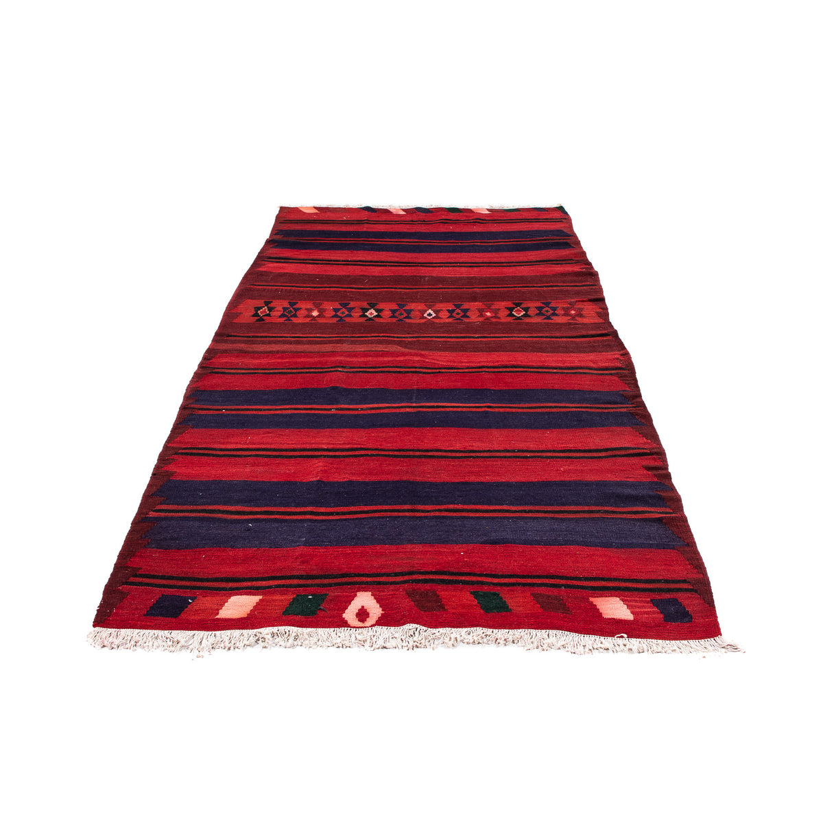 Loper Kelim tapijt - Oud - 315 x 155 cm - veelkleurig