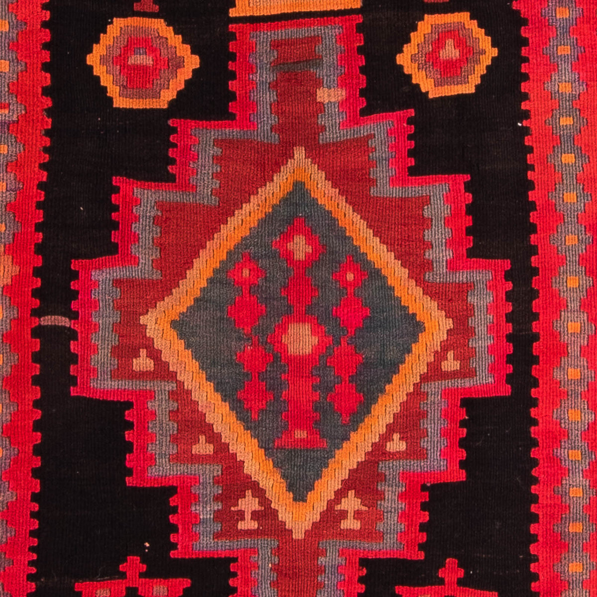 Loper Kelim tapijt - Oud - 325 x 140 cm - veelkleurig