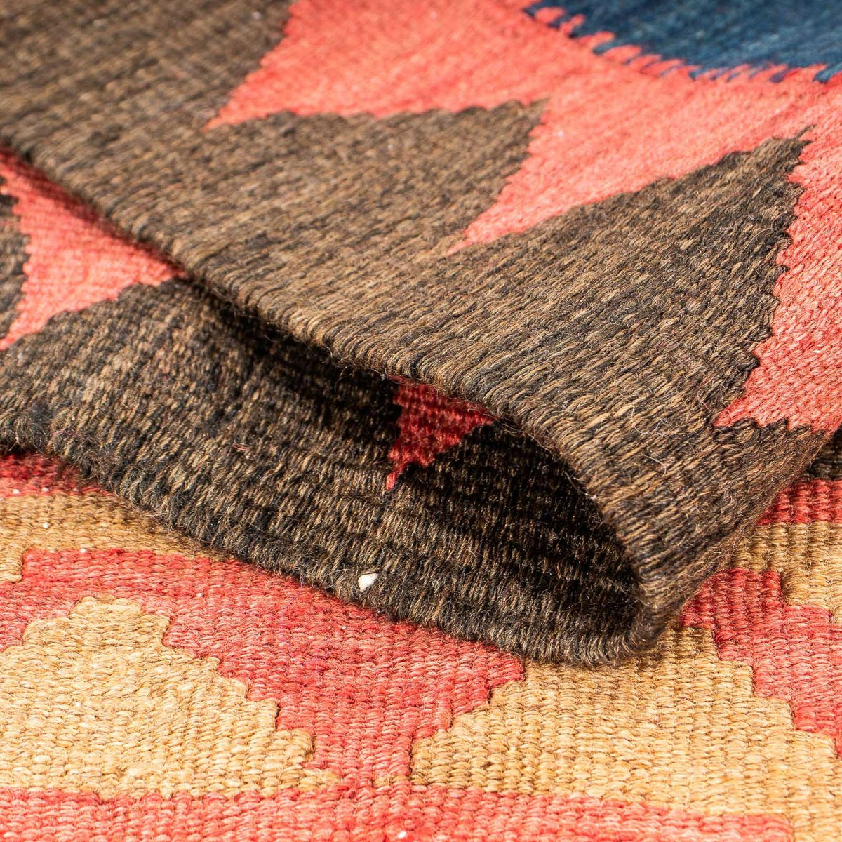 Kelim tapijt - Oud - 200 x 110 cm - veelkleurig