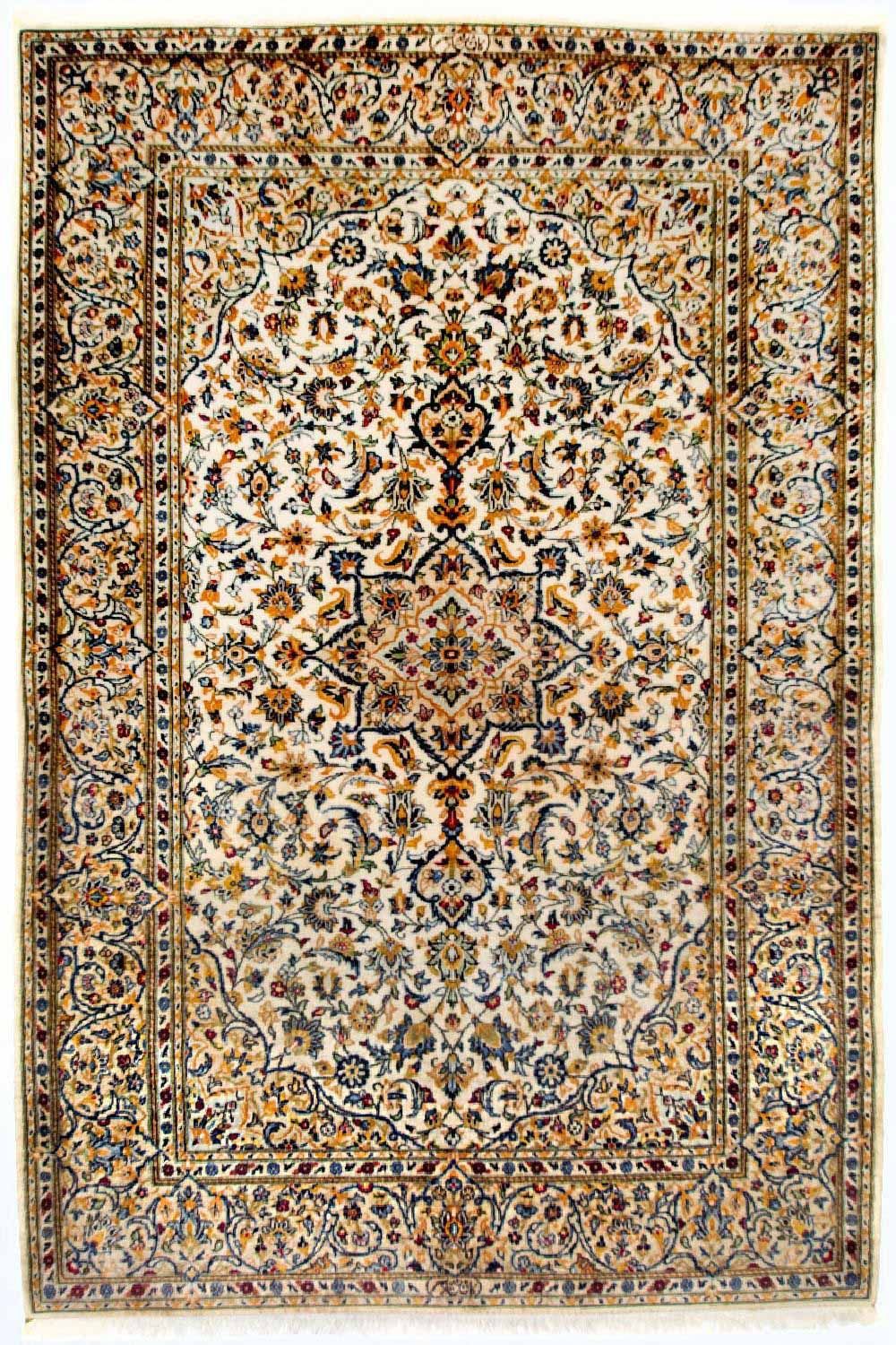 Perzisch tapijt - Keshan - 222 x 139 cm - beige