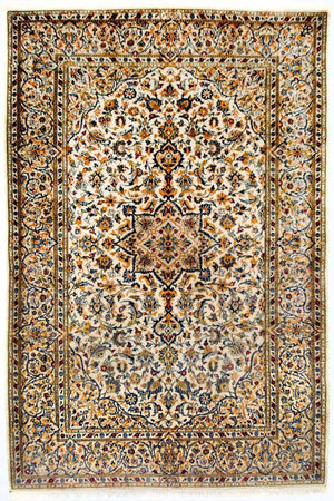 Perzisch tapijt - Keshan - 222 x 139 cm - beige