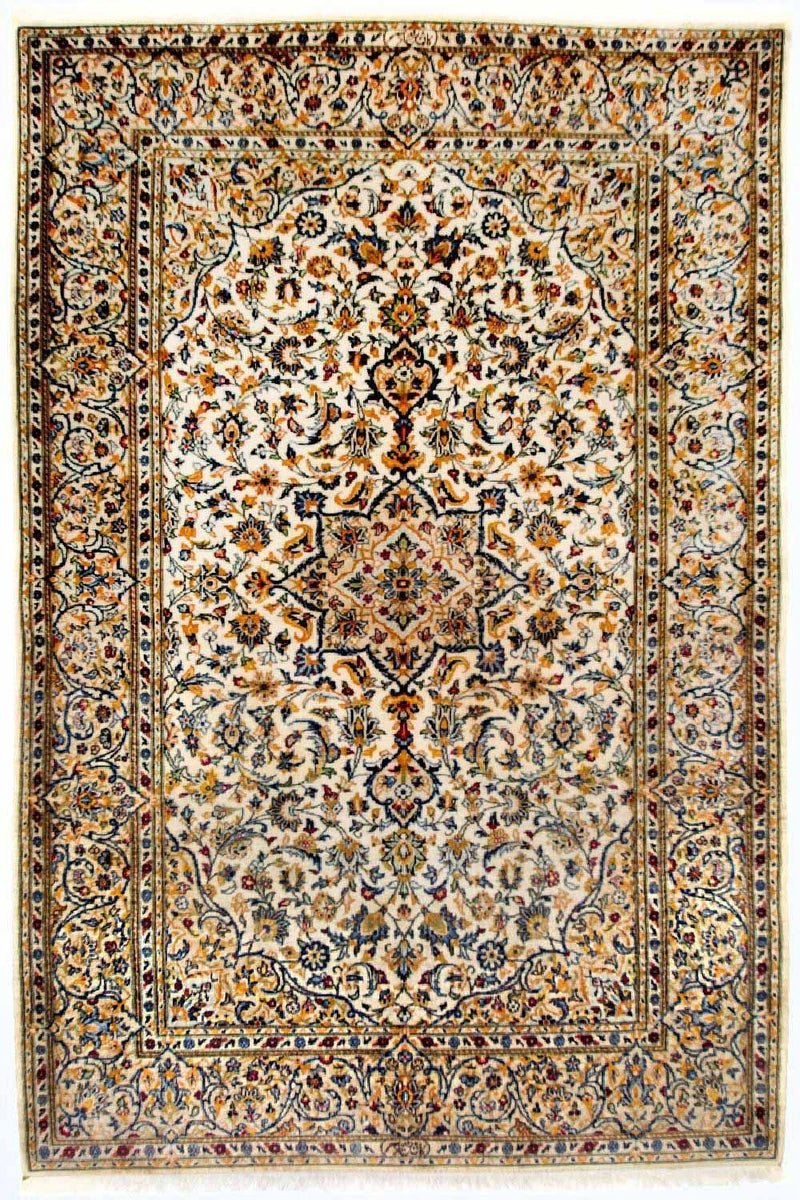 Perzisch tapijt - Keshan - 222 x 139 cm - beige