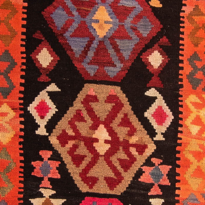 Loper Kelim tapijt - Oud - 240 x 117 cm - veelkleurig