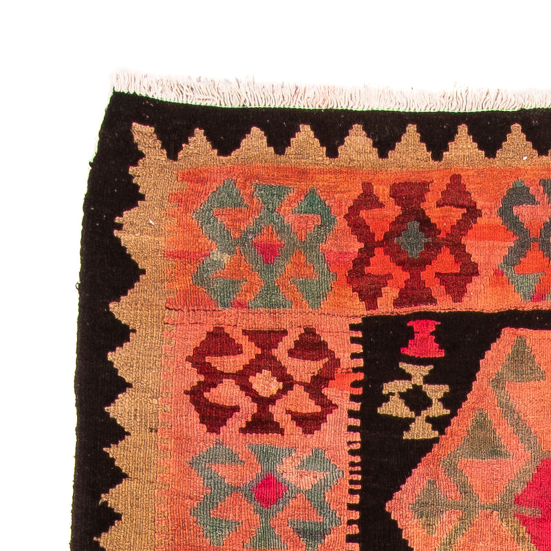 Loper Kelim tapijt - Oud - 240 x 117 cm - veelkleurig