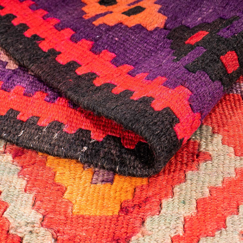 Kelim tapijt - Oud vierkant  - 150 x 142 cm - veelkleurig