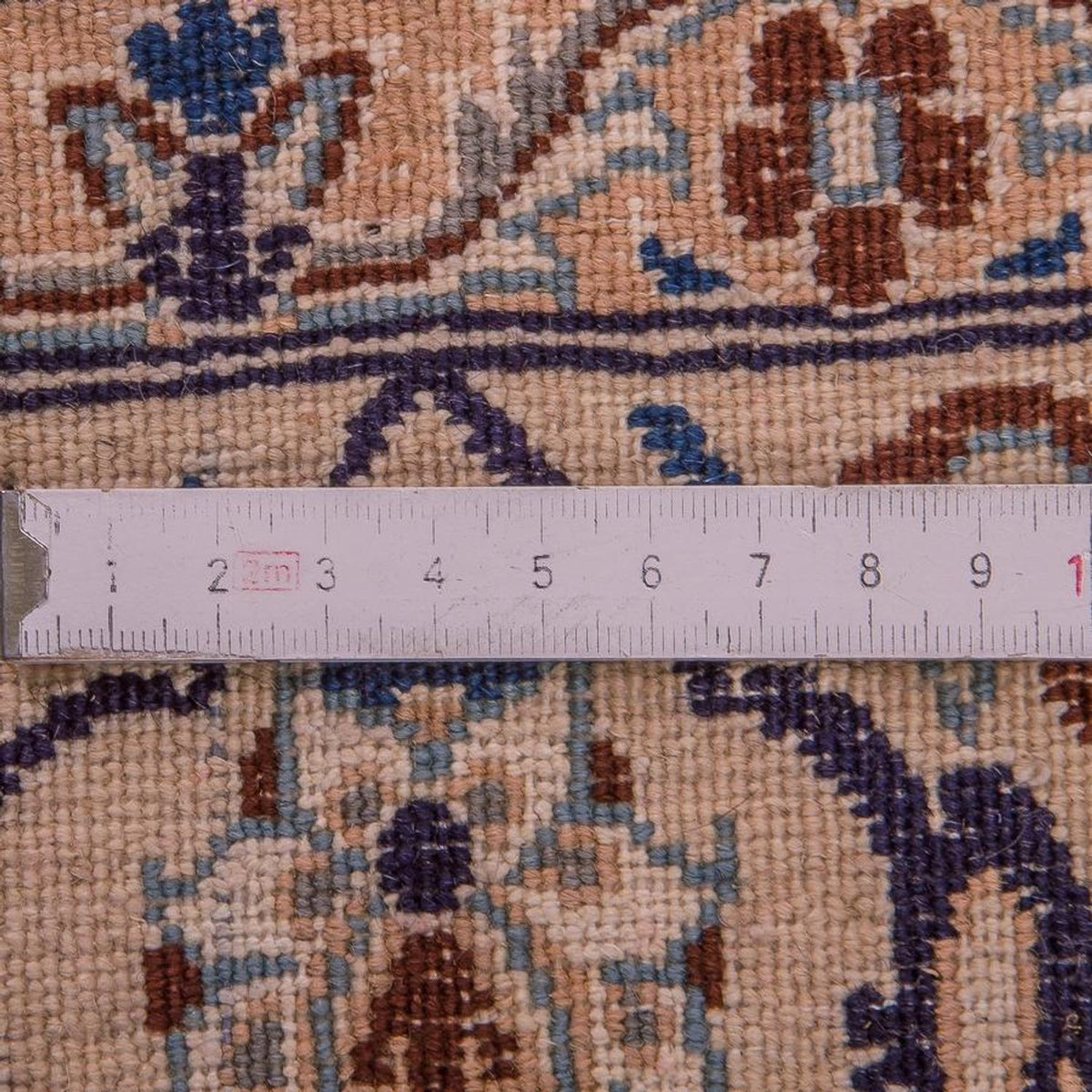 Perzisch tapijt - Nain - Koninklijk - 204 x 130 cm - donkerblauw