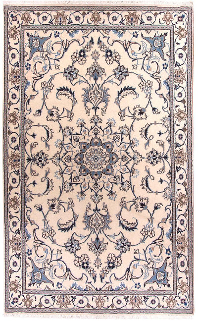 Nain - 12La Tapijt 120x202cm - Perzisch tapijt - beige