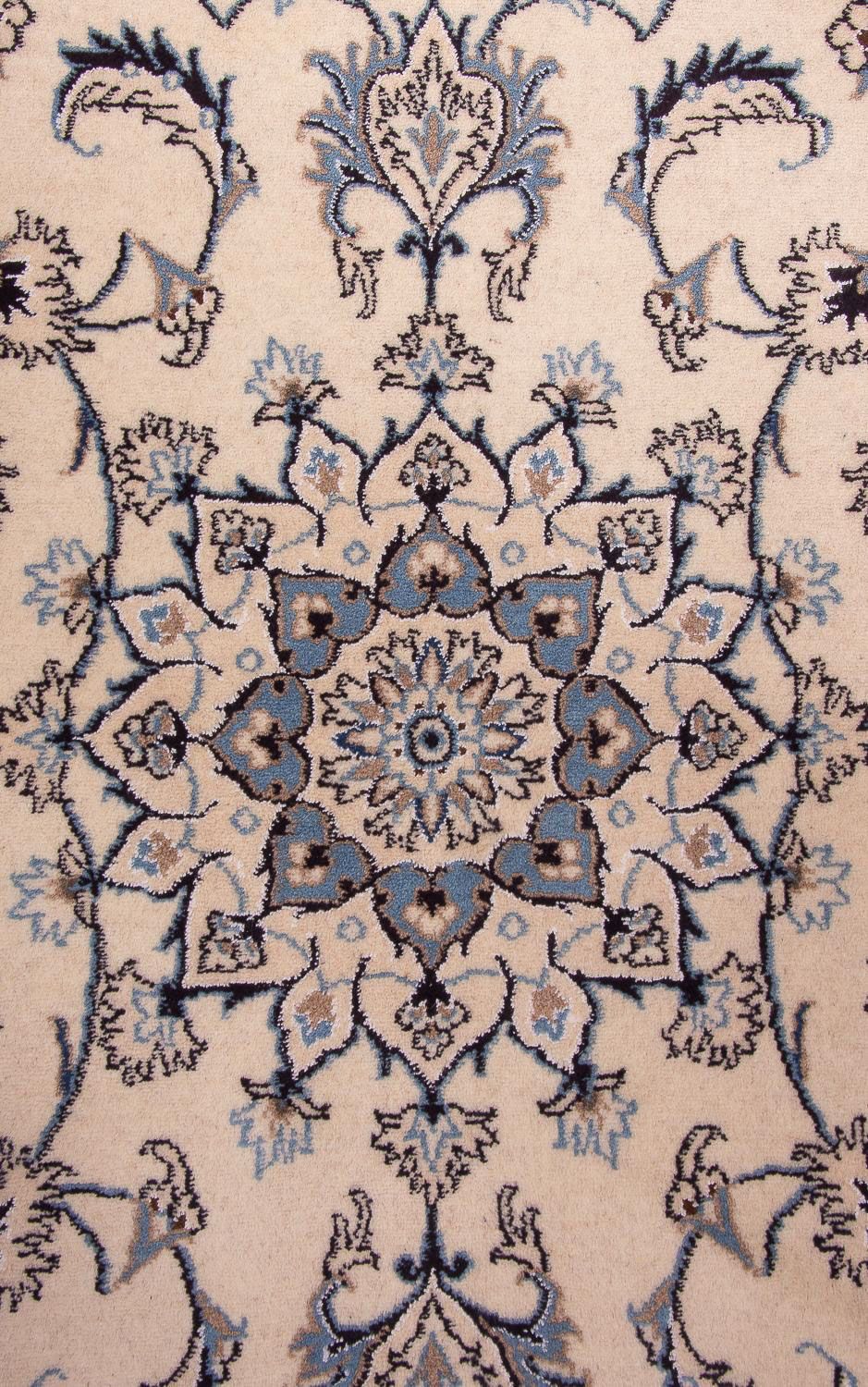 Perzisch tapijt - Nain - 202 x 120 cm - beige