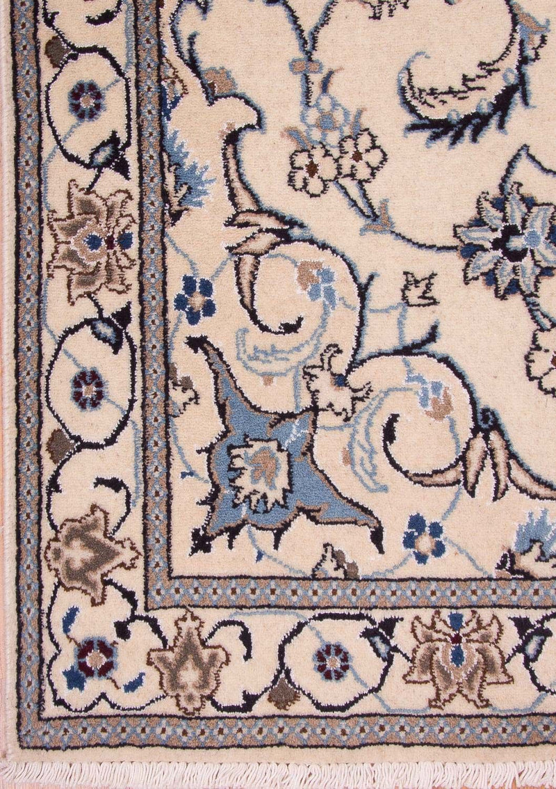 Perzisch tapijt - Nain - 202 x 120 cm - beige