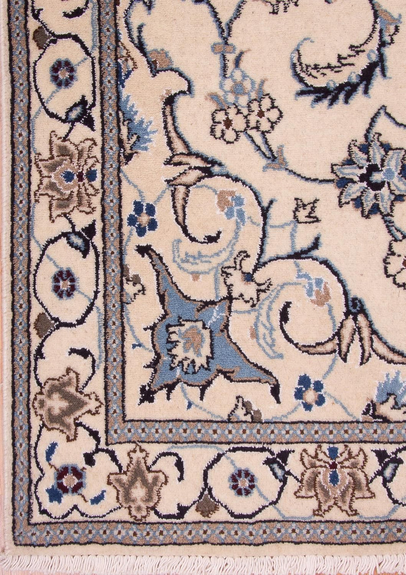 Perzisch tapijt - Nain - 202 x 120 cm - beige