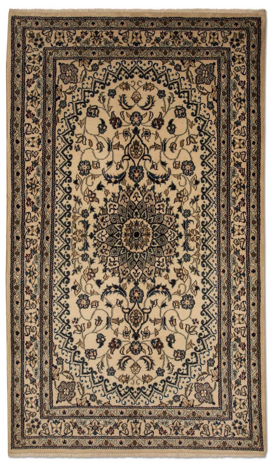 Perzisch tapijt - Nain - 214 x 118 cm - beige