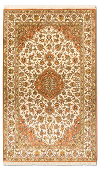 Zijden tapijt - Kashmir Silk - 157 x 90 cm - beige