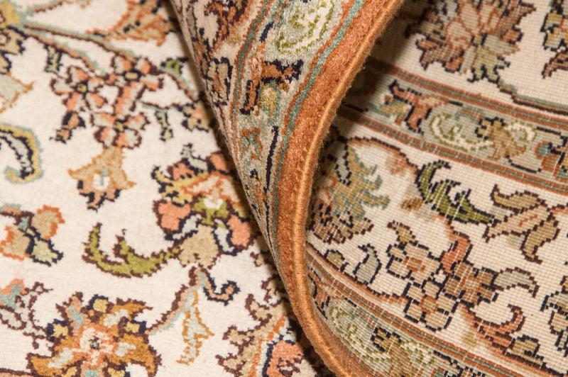 Zijden tapijt - Kashmir Silk - 157 x 90 cm - beige