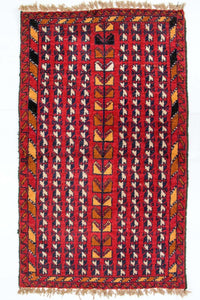 Baluch tapijt - 126 x 73 cm - rood