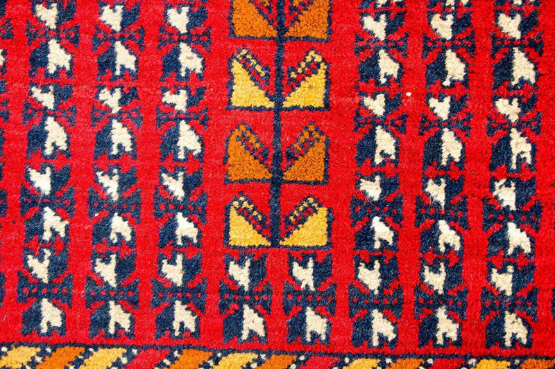 Baluch tapijt - 126 x 73 cm - rood