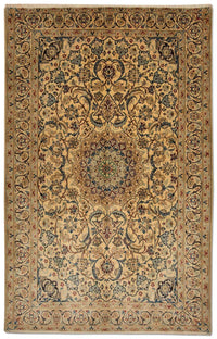Perzisch tapijt - Nain - Koninklijk - 215 x 132 cm - beige