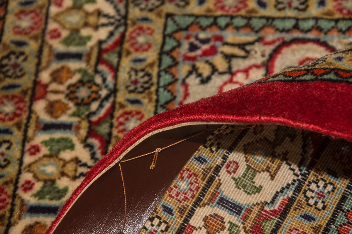 Perzisch tapijt - Ghom - 108 x 82 cm - blauw