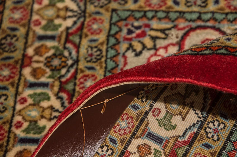 Perzisch tapijt - Ghom - 108 x 82 cm - blauw