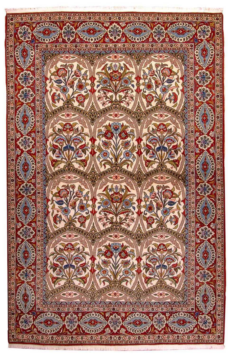 Perzisch tapijt - Ghom - 215 x 141 cm - rood