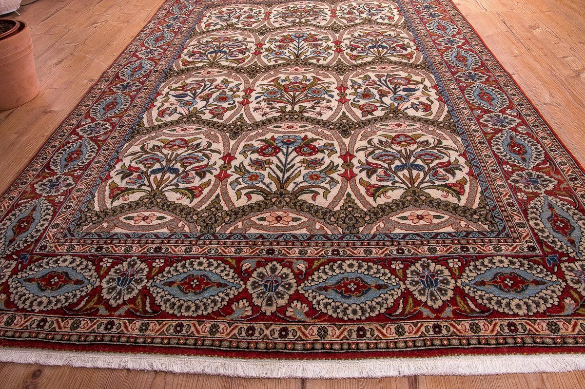 Perzisch tapijt - Ghom - 215 x 141 cm - rood