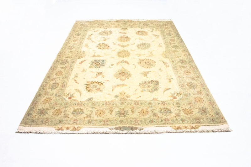 Perzisch tapijt - Tabriz - Royal - 204 x 147 cm - beige