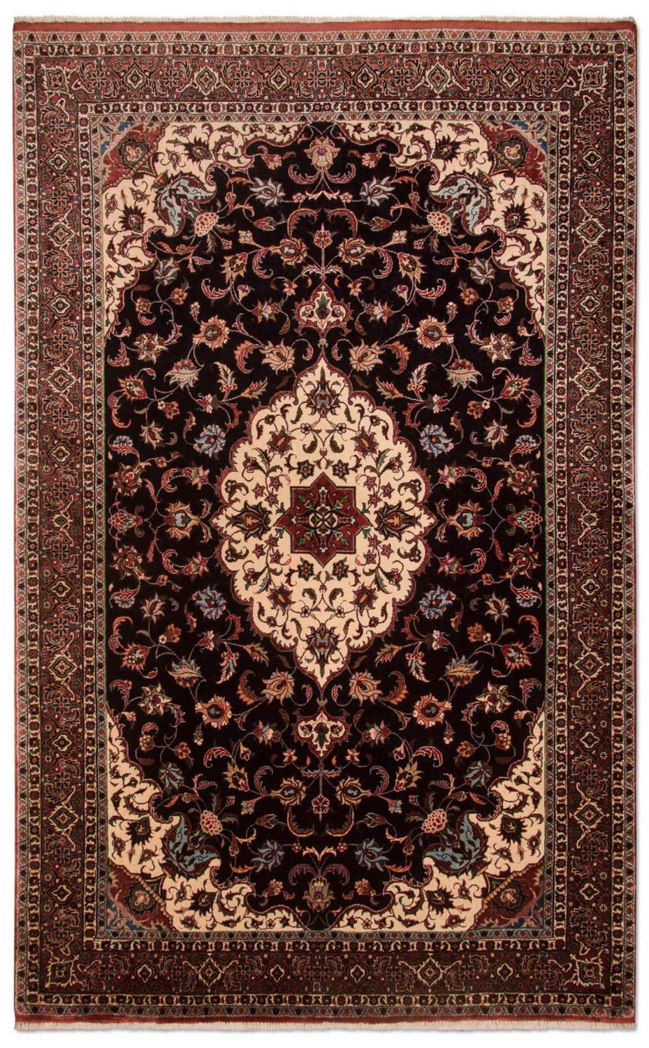 Perzisch tapijt - Bijar - Koninklijk - 213 x 128 cm - donkerblauw